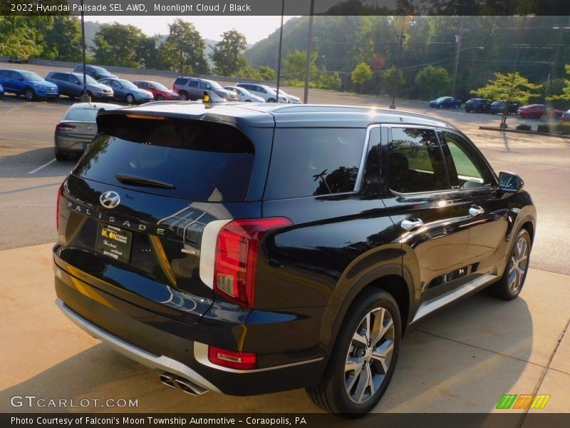 Moonlight Cloud / Black 2022 Hyundai Palisade SEL AWD