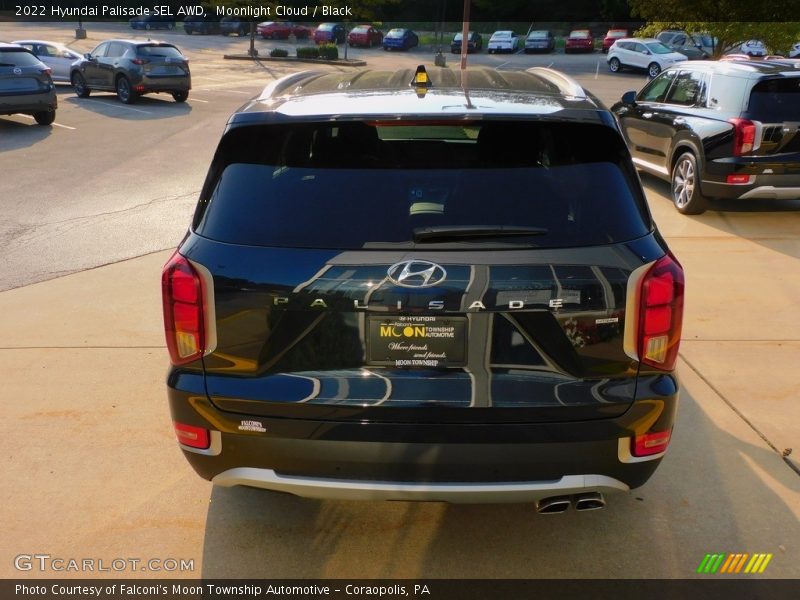 Moonlight Cloud / Black 2022 Hyundai Palisade SEL AWD
