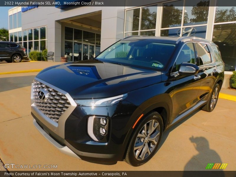 Moonlight Cloud / Black 2022 Hyundai Palisade SEL AWD