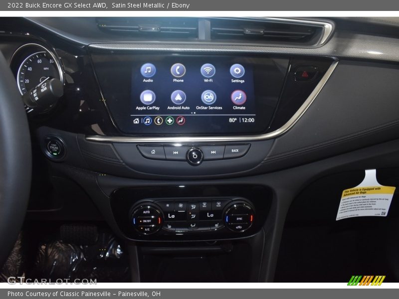 Satin Steel Metallic / Ebony 2022 Buick Encore GX Select AWD