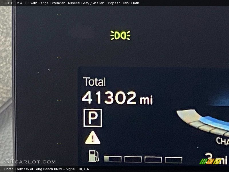 Mineral Grey / Atelier European Dark Cloth 2018 BMW i3 S with Range Extender