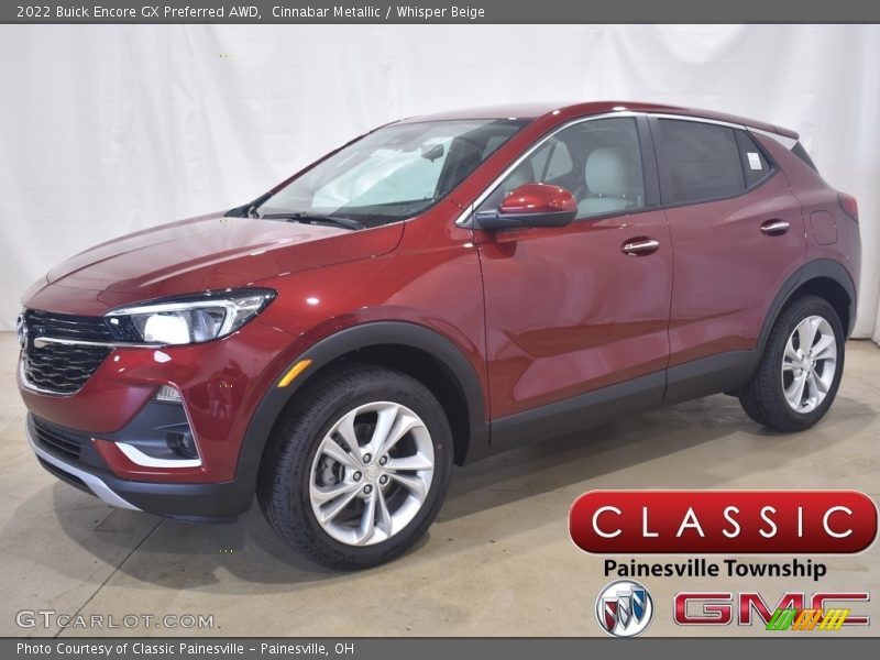 Cinnabar Metallic / Whisper Beige 2022 Buick Encore GX Preferred AWD