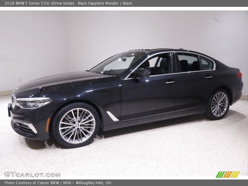 Black Sapphire Metallic / Black 2018 BMW 5 Series 530i xDrive Sedan