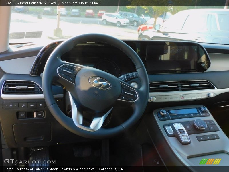 Moonlight Cloud / Black 2022 Hyundai Palisade SEL AWD