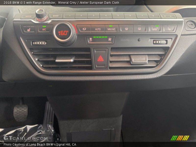Mineral Grey / Atelier European Dark Cloth 2018 BMW i3 S with Range Extender