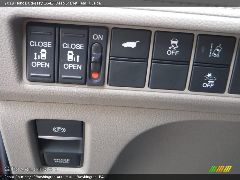 Deep Scarlet Pearl / Beige 2019 Honda Odyssey EX-L