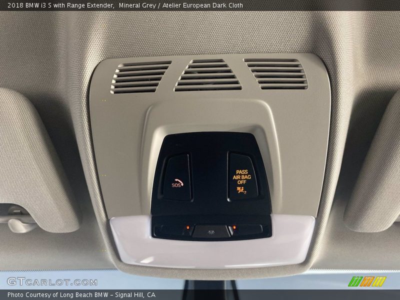 Mineral Grey / Atelier European Dark Cloth 2018 BMW i3 S with Range Extender