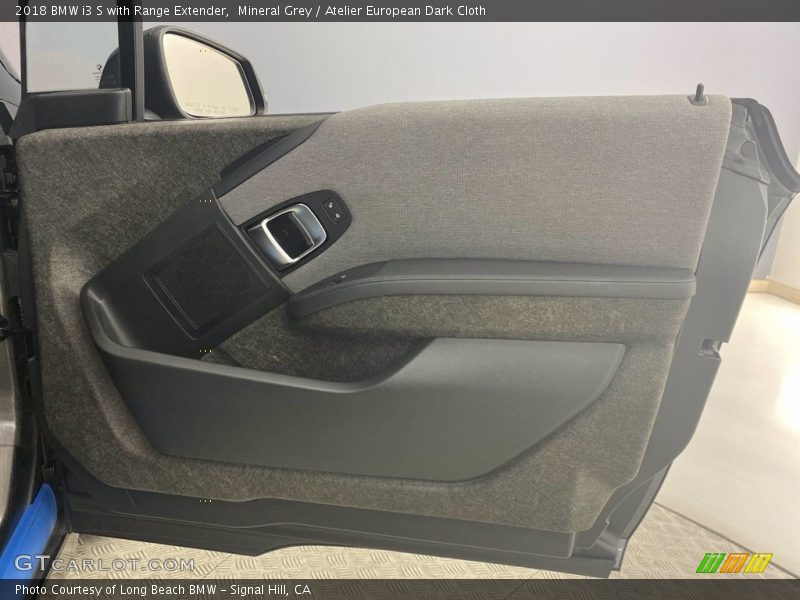 Mineral Grey / Atelier European Dark Cloth 2018 BMW i3 S with Range Extender