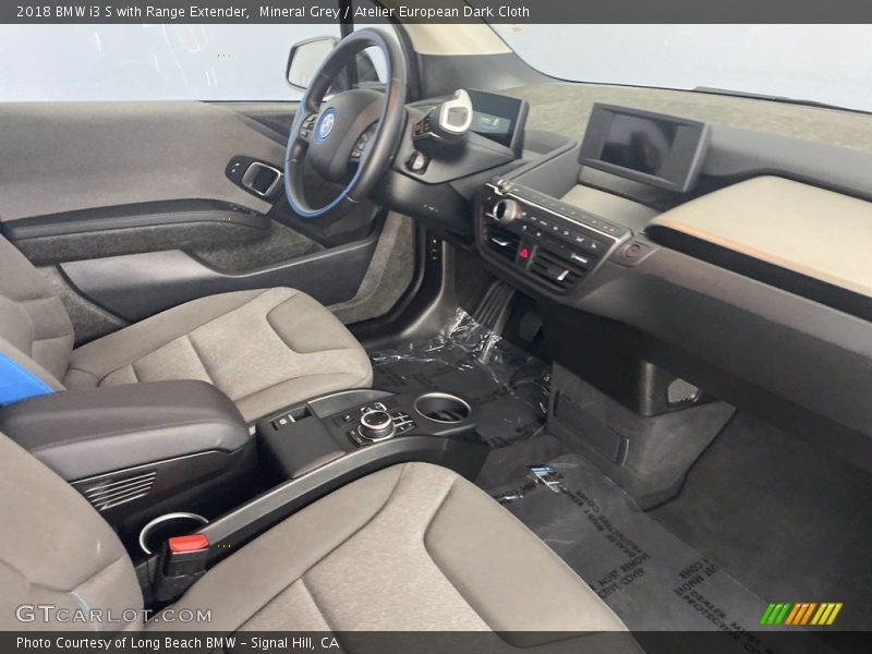 Mineral Grey / Atelier European Dark Cloth 2018 BMW i3 S with Range Extender