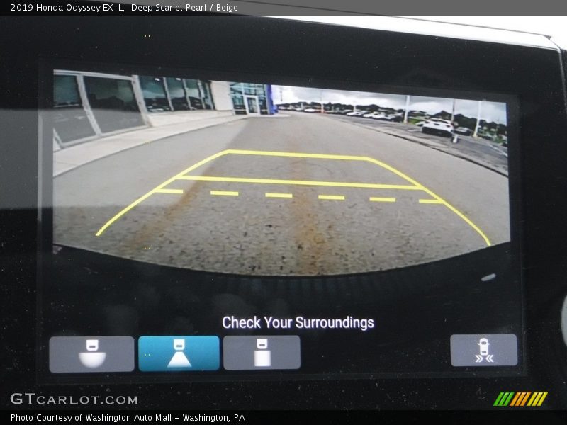 Deep Scarlet Pearl / Beige 2019 Honda Odyssey EX-L
