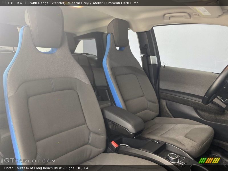 Mineral Grey / Atelier European Dark Cloth 2018 BMW i3 S with Range Extender