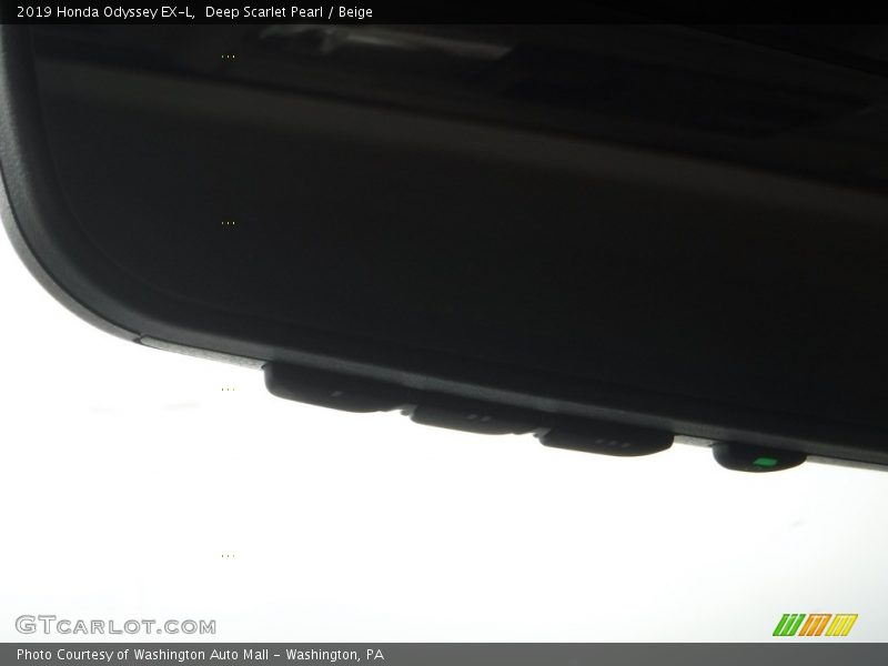Deep Scarlet Pearl / Beige 2019 Honda Odyssey EX-L