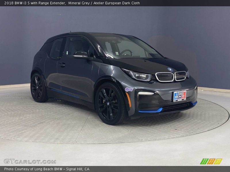 Mineral Grey / Atelier European Dark Cloth 2018 BMW i3 S with Range Extender