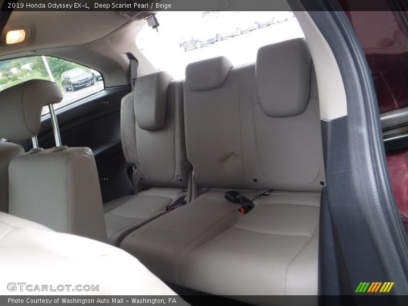Deep Scarlet Pearl / Beige 2019 Honda Odyssey EX-L