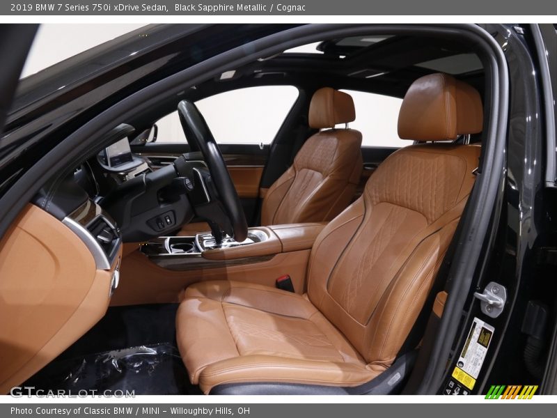 Black Sapphire Metallic / Cognac 2019 BMW 7 Series 750i xDrive Sedan
