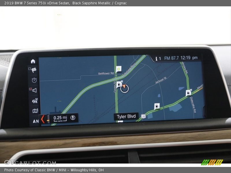 Black Sapphire Metallic / Cognac 2019 BMW 7 Series 750i xDrive Sedan