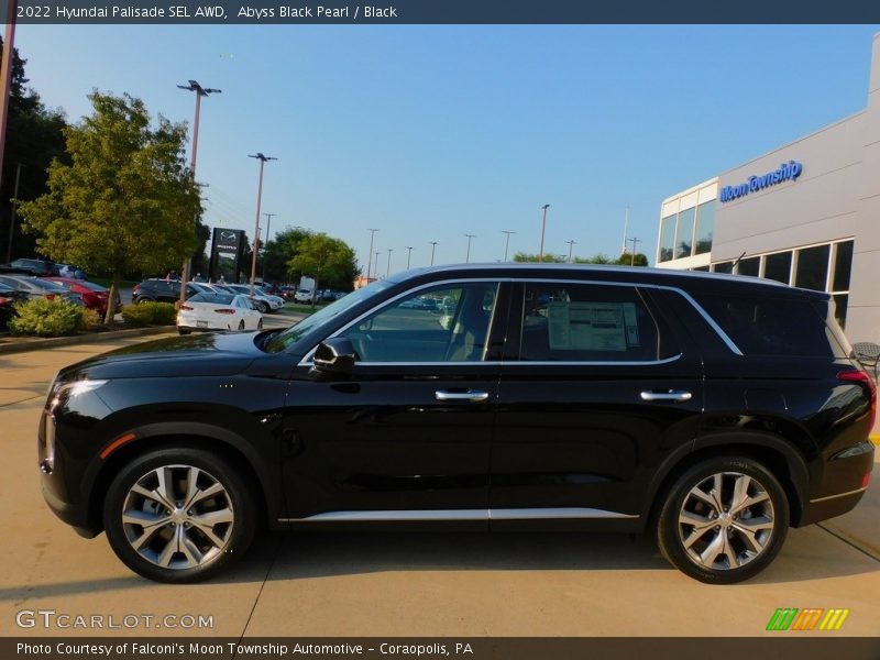 Abyss Black Pearl / Black 2022 Hyundai Palisade SEL AWD