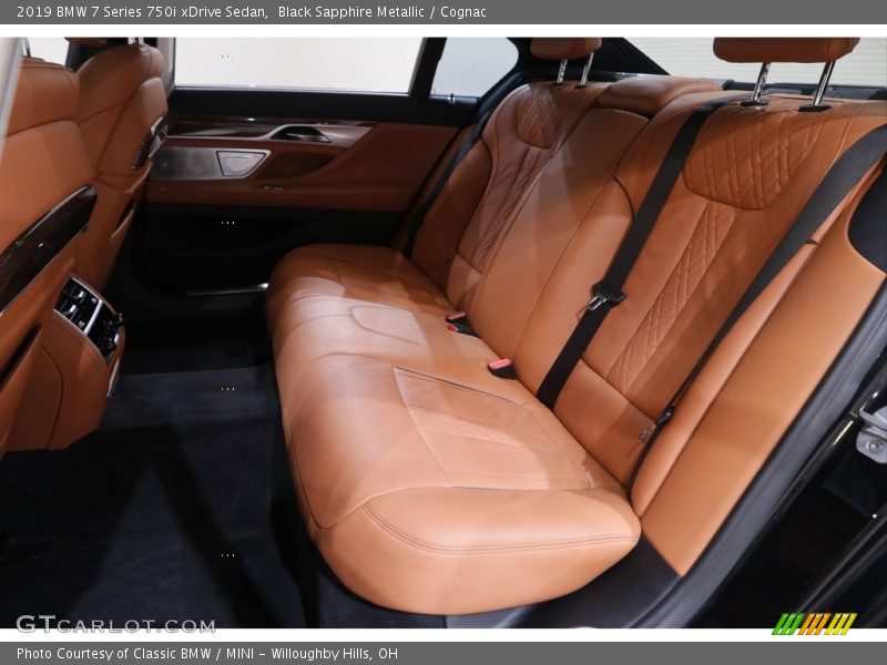 Black Sapphire Metallic / Cognac 2019 BMW 7 Series 750i xDrive Sedan