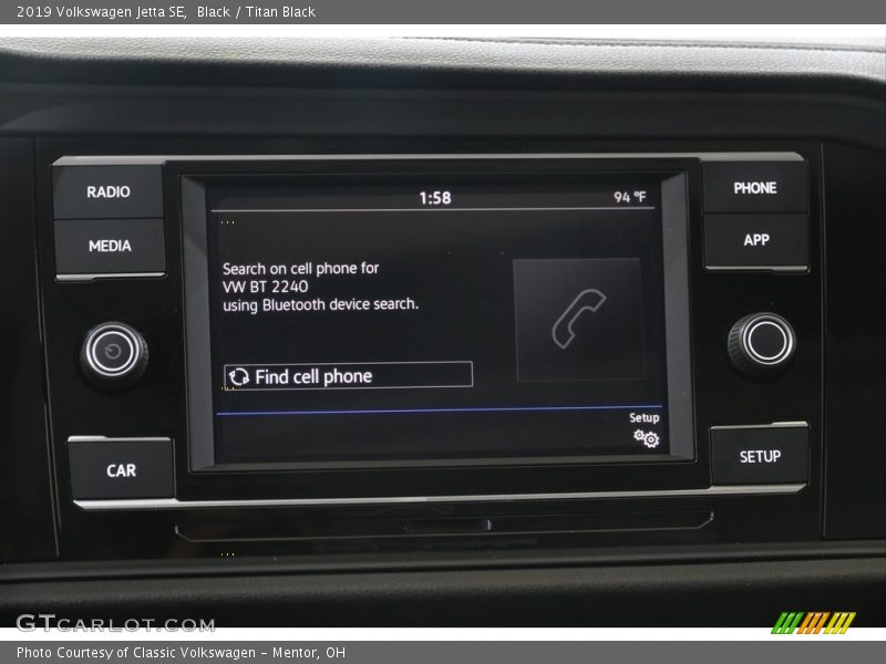 Black / Titan Black 2019 Volkswagen Jetta SE