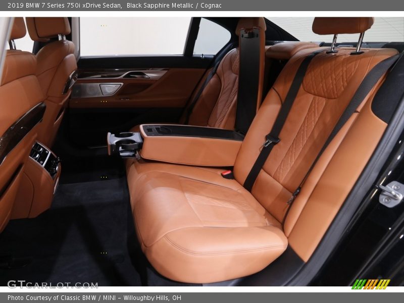 Black Sapphire Metallic / Cognac 2019 BMW 7 Series 750i xDrive Sedan