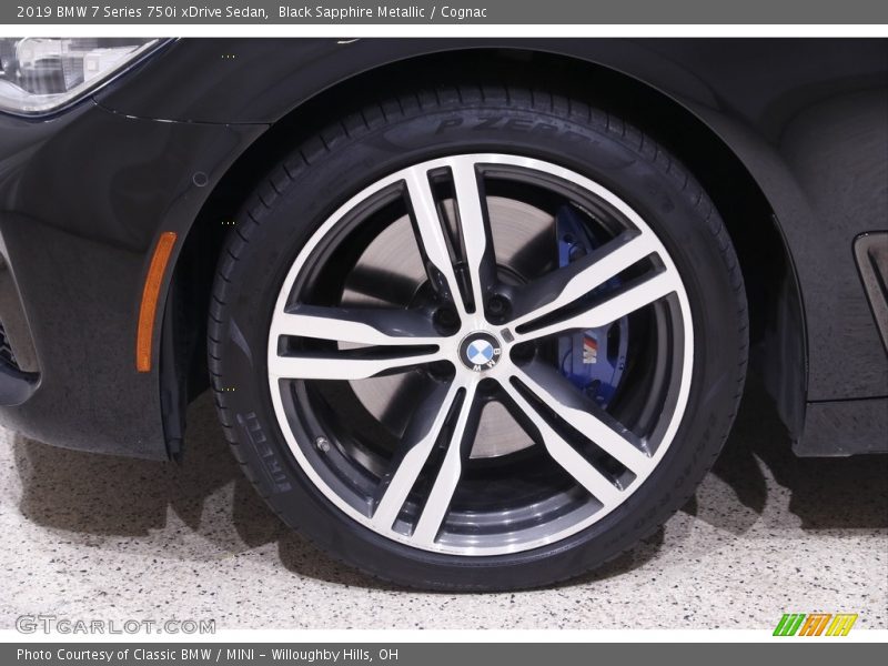 Black Sapphire Metallic / Cognac 2019 BMW 7 Series 750i xDrive Sedan