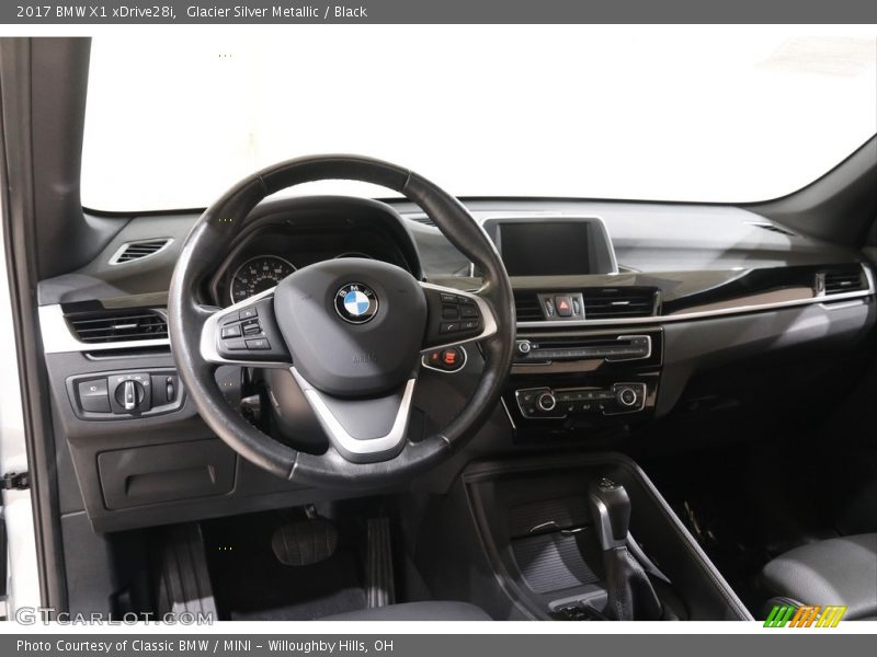 Glacier Silver Metallic / Black 2017 BMW X1 xDrive28i