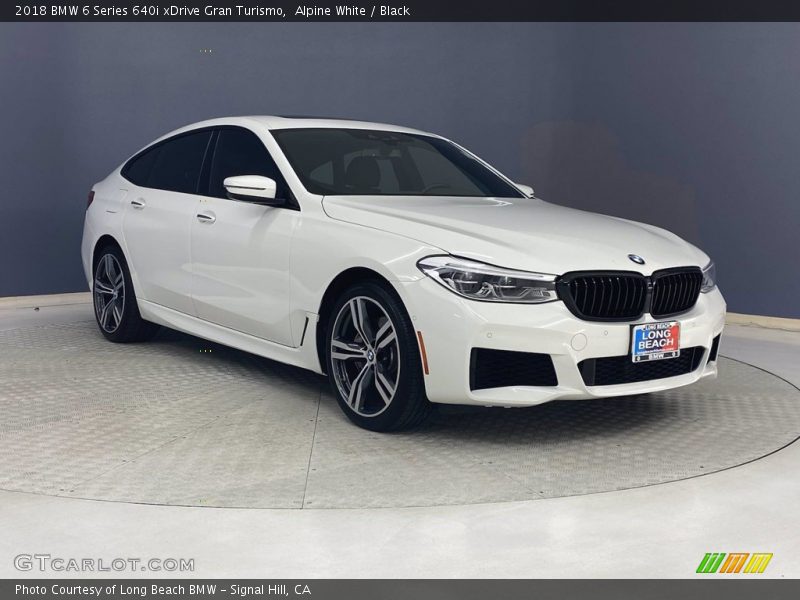 Alpine White / Black 2018 BMW 6 Series 640i xDrive Gran Turismo