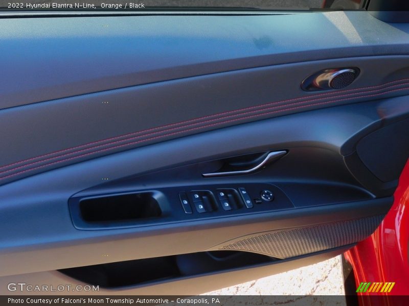 Orange / Black 2022 Hyundai Elantra N-Line