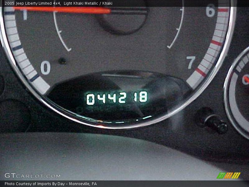 Light Khaki Metallic / Khaki 2005 Jeep Liberty Limited 4x4