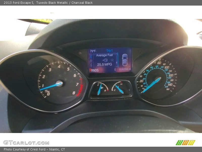 Tuxedo Black Metallic / Charcoal Black 2013 Ford Escape S