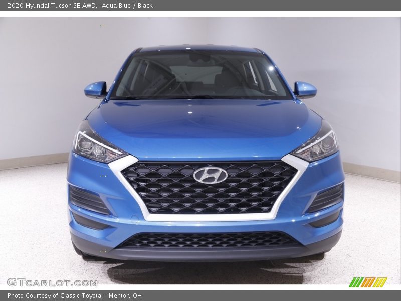 Aqua Blue / Black 2020 Hyundai Tucson SE AWD