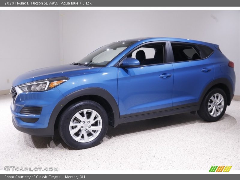 Aqua Blue / Black 2020 Hyundai Tucson SE AWD