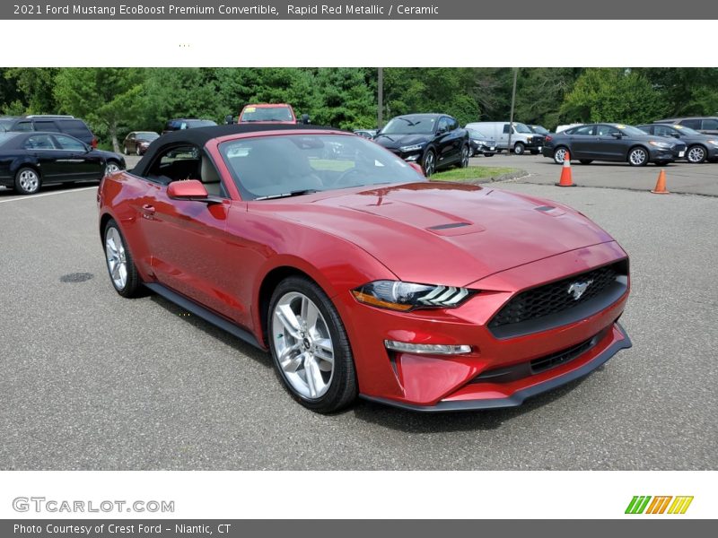  2021 Mustang EcoBoost Premium Convertible Rapid Red Metallic