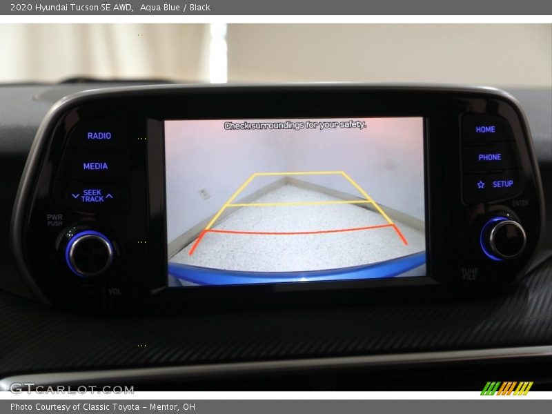 Aqua Blue / Black 2020 Hyundai Tucson SE AWD