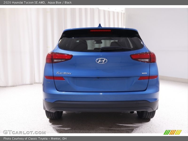 Aqua Blue / Black 2020 Hyundai Tucson SE AWD