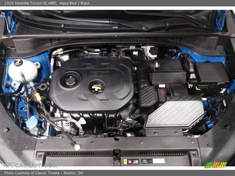 Aqua Blue / Black 2020 Hyundai Tucson SE AWD