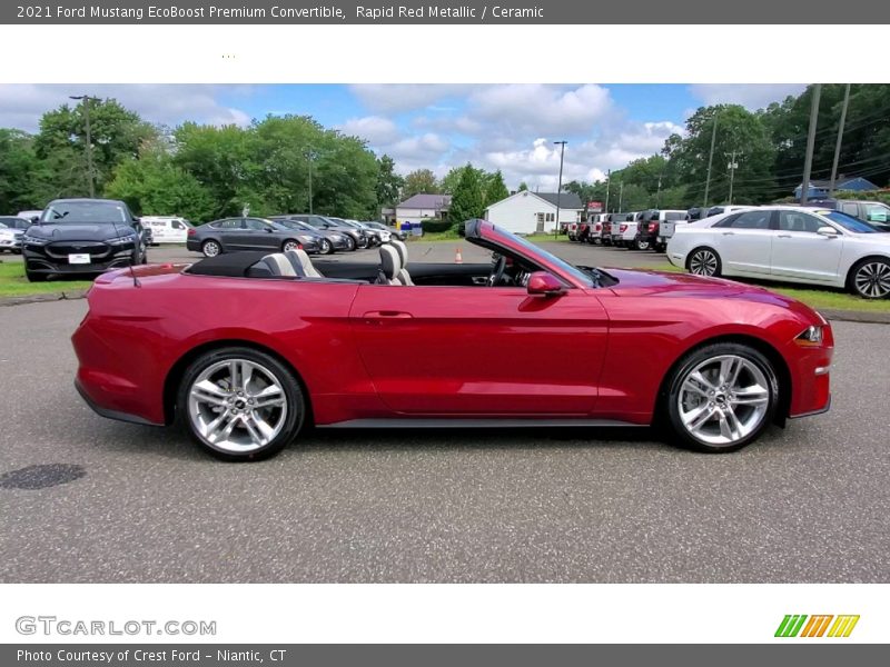  2021 Mustang EcoBoost Premium Convertible Rapid Red Metallic