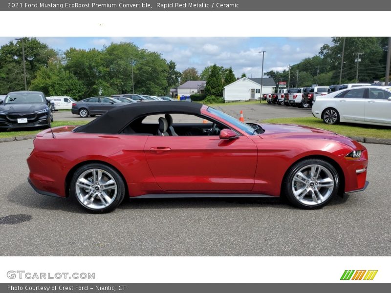  2021 Mustang EcoBoost Premium Convertible Rapid Red Metallic