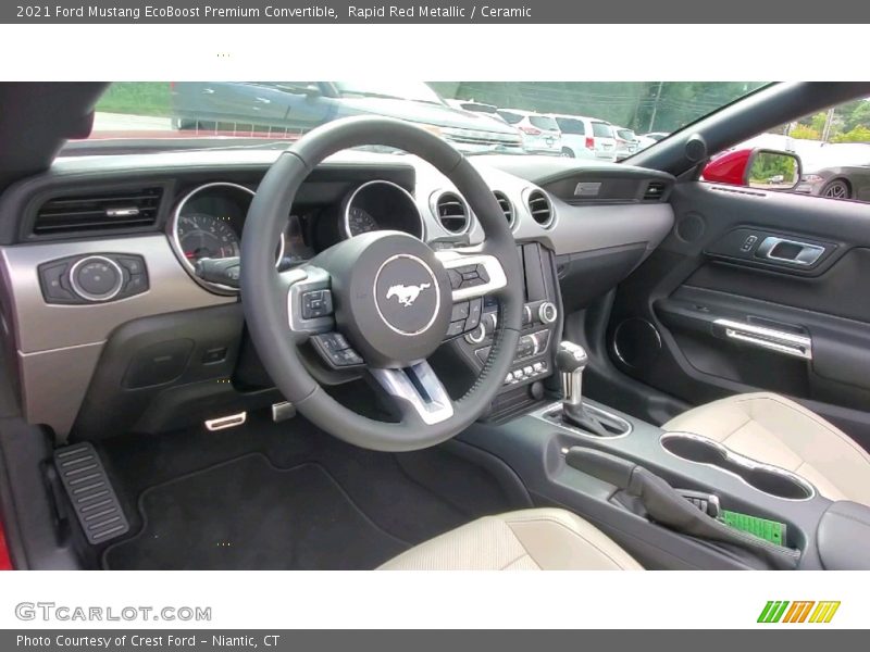  2021 Mustang EcoBoost Premium Convertible Ceramic Interior