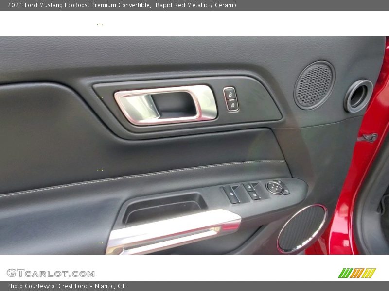 Door Panel of 2021 Mustang EcoBoost Premium Convertible