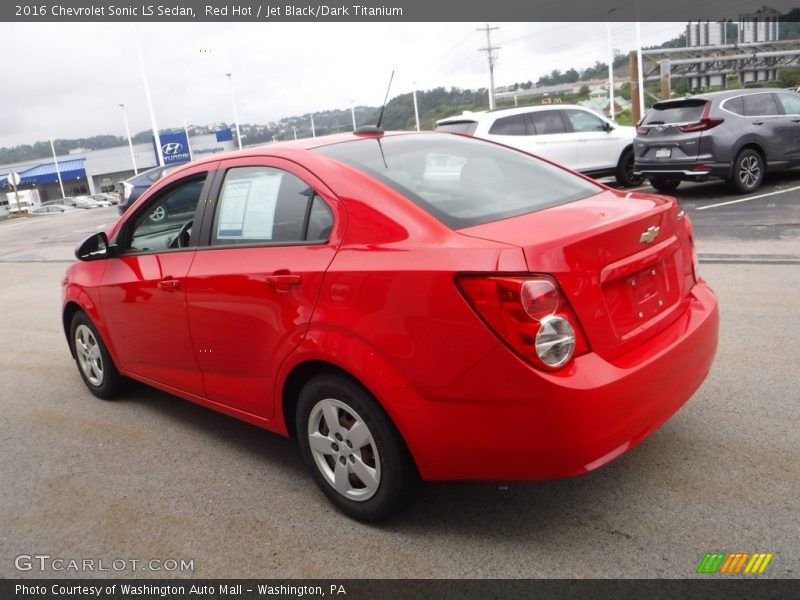  2016 Sonic LS Sedan Red Hot