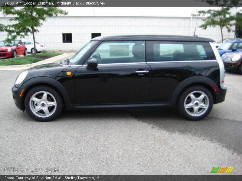 Midnight Black / Black/Grey 2009 Mini Cooper Clubman
