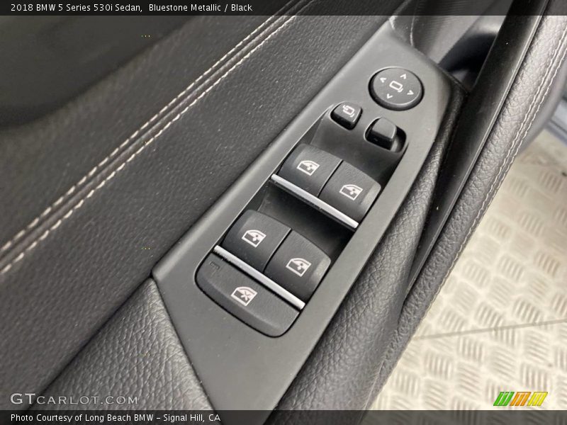 Bluestone Metallic / Black 2018 BMW 5 Series 530i Sedan