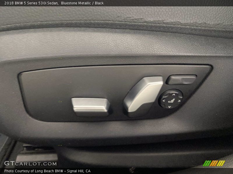 Bluestone Metallic / Black 2018 BMW 5 Series 530i Sedan