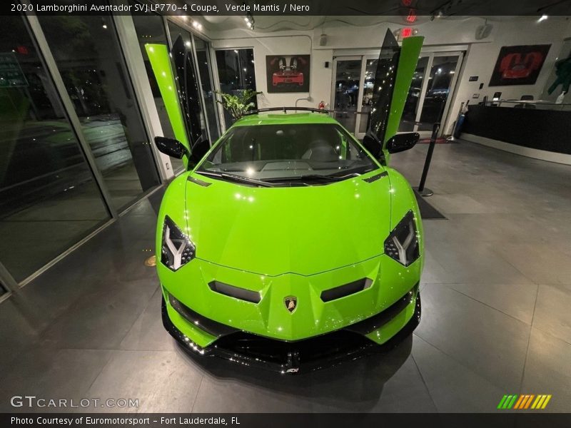 Verde Mantis / Nero 2020 Lamborghini Aventador SVJ LP770-4 Coupe