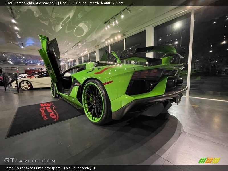 Verde Mantis / Nero 2020 Lamborghini Aventador SVJ LP770-4 Coupe