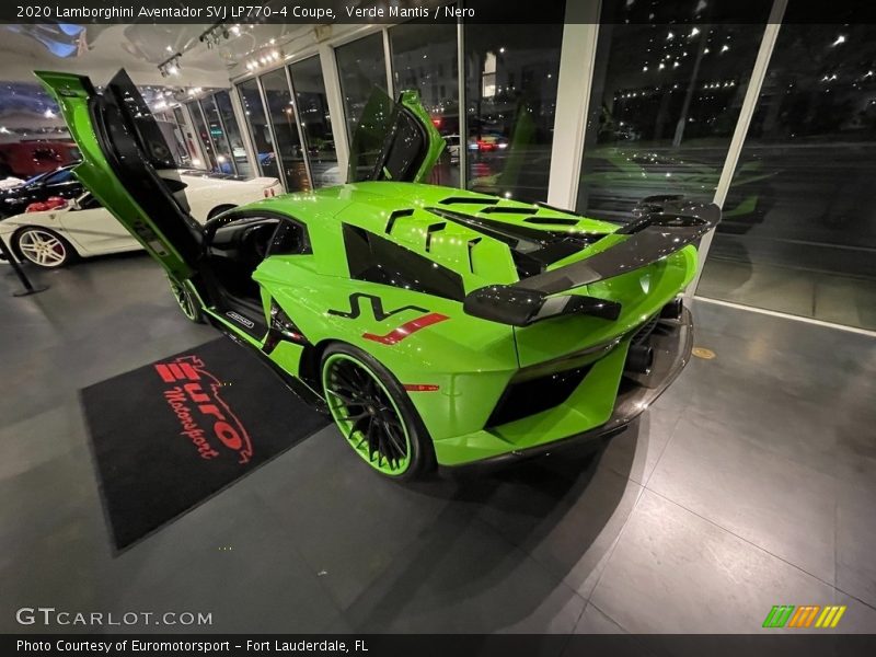 Verde Mantis / Nero 2020 Lamborghini Aventador SVJ LP770-4 Coupe