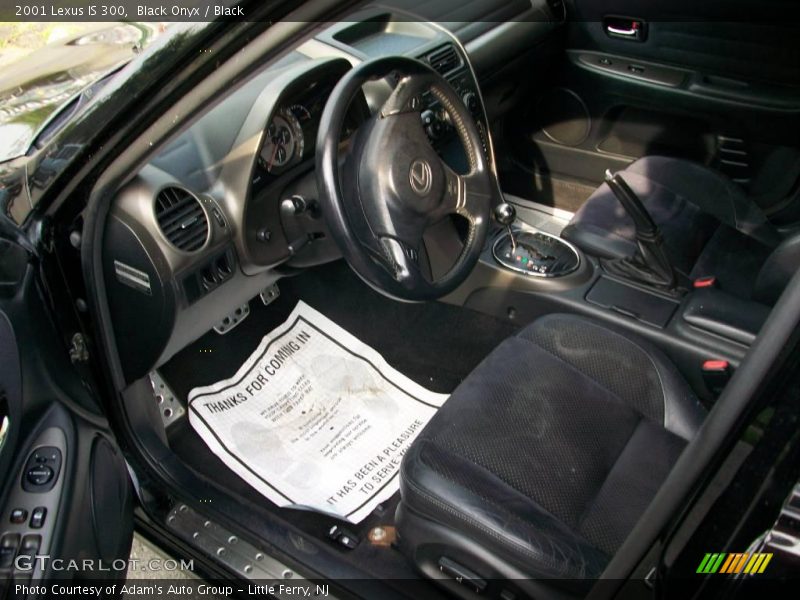 Black Onyx / Black 2001 Lexus IS 300