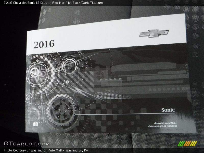 Books/Manuals of 2016 Sonic LS Sedan