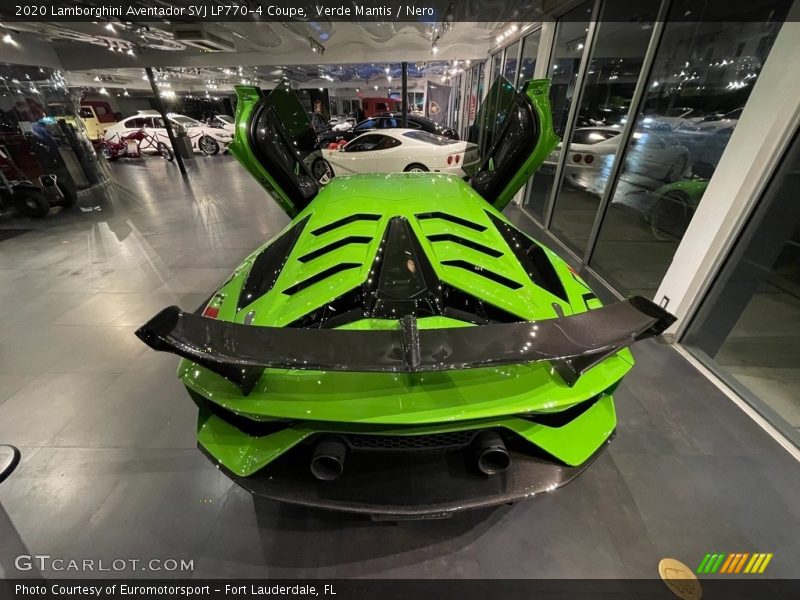 Verde Mantis / Nero 2020 Lamborghini Aventador SVJ LP770-4 Coupe